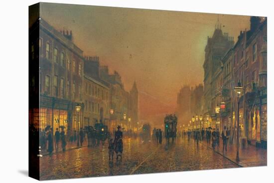 Briggate, Leeds, 1891-John Atkinson Grimshaw-Premier Image Canvas