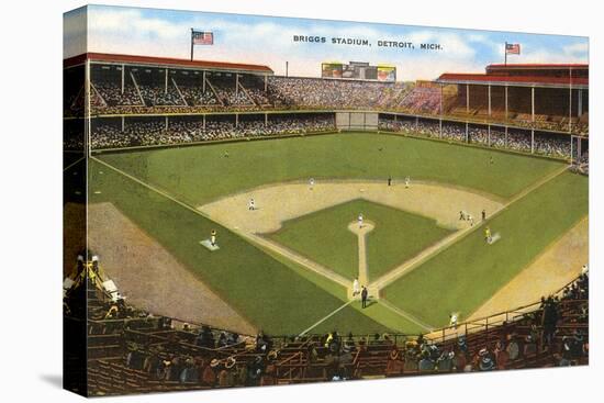 Briggs Stadium, Detroit, Michigan-null-Stretched Canvas