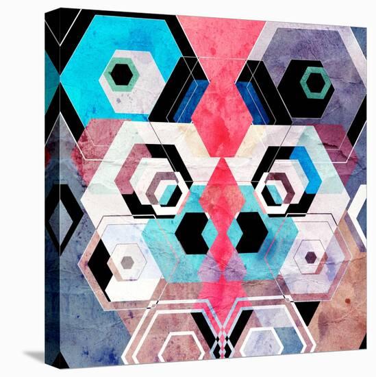 Bright Abstract Geometric Background-Tanor-Stretched Canvas