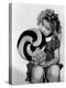 Bright Eyes, Shirley Temple Eating a Big Lollipop, 1934-null-Stretched Canvas