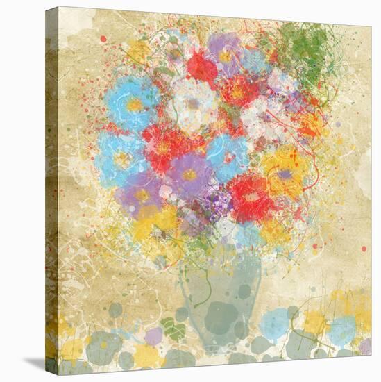 Bright Flowers II-Irena Orlov-Stretched Canvas