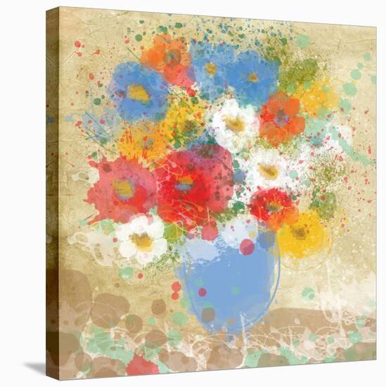 Bright Flowers-Irena Orlov-Stretched Canvas