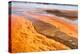 Bright Orange Bacterial Formations at the Geysers in Yellowstone National Park-SNEHITDESIGN-Premier Image Canvas