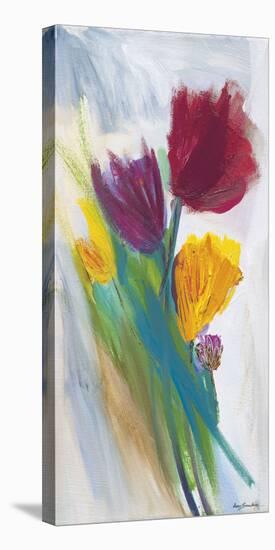 Bright Tulip Bunch II-Karen Lorena Parker-Stretched Canvas