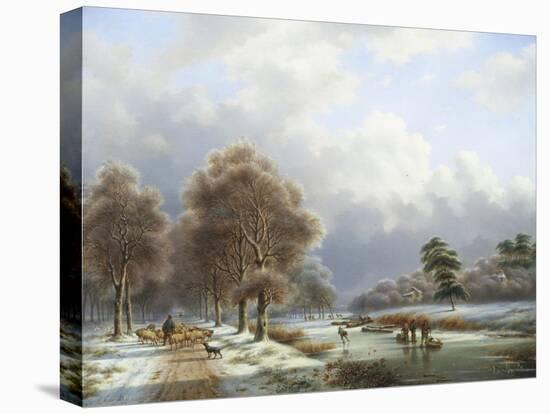 Bright Winter's Day-Gerardus Hendriks-Premier Image Canvas