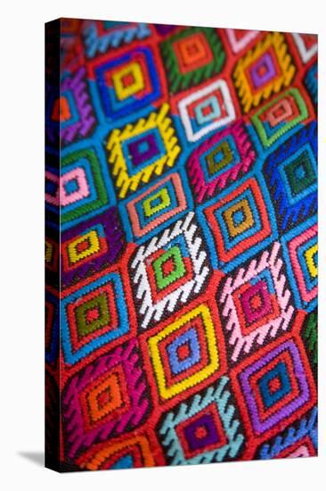 Brightly Colored Embroidered Textile-Julie Eggers-Premier Image Canvas