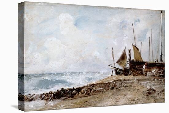 Brighton Beach, 1824 (Oil on Canvas)-John Constable-Premier Image Canvas