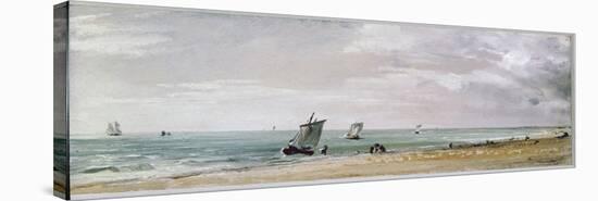 Brighton Beach (Oil on Canvas, 1824)-John Constable-Premier Image Canvas