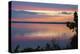 Brilliant sunrise over the Mississippi River near Montrose, Iowa-Gayle Harper-Premier Image Canvas