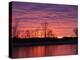 Brilliant Sunset Reflects into the Calamus River in Loup County, Nebraska, USA-Chuck Haney-Premier Image Canvas