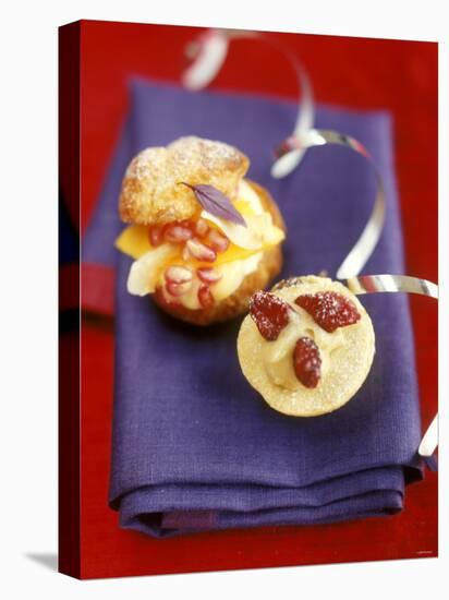 Brioche Topped with Fruit-Jean Cazals-Premier Image Canvas