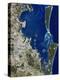 Brisbane, Australia, Satellite Image-PLANETOBSERVER-Premier Image Canvas