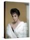British actress Joan Collins in the 50's (photo)-null-Stretched Canvas