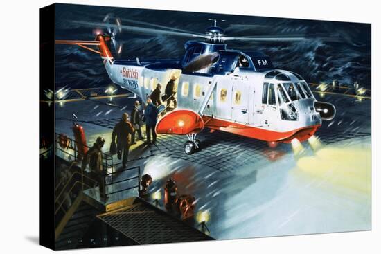 British Airways Rescue Helicopter-Wilf Hardy-Premier Image Canvas