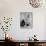 British Born Film Director Posing Beside Fireplace at Home with Pet Sealyham Terrier, Mr. Jenkins-Peter Stackpole-Premier Image Canvas displayed on a wall