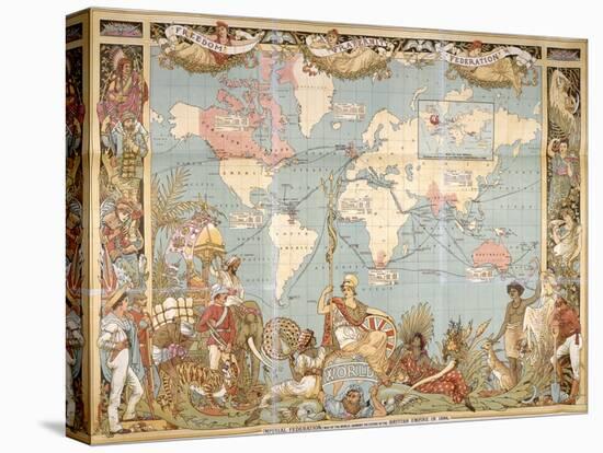 British Empire Map-null-Premier Image Canvas