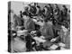 British Enlisted Women Learning Morse Code in Classroom, Ca. 1942-null-Stretched Canvas