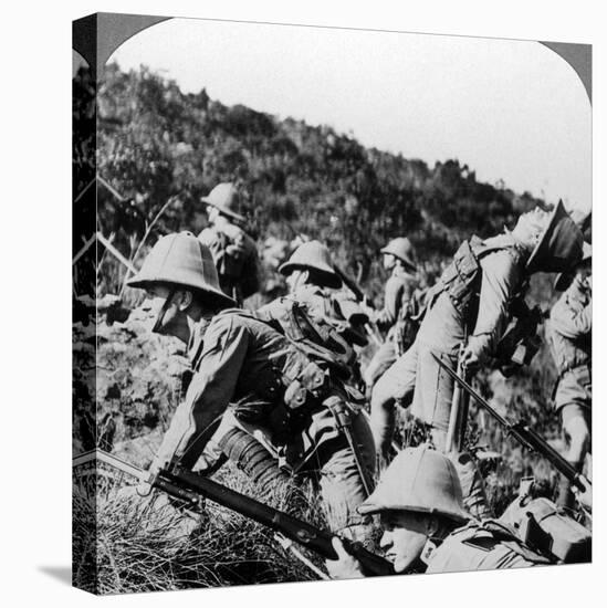 British Infantry Charging German Positions, East Africa, World War I, 1914-1918-null-Premier Image Canvas