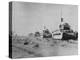 British Matilda Ii Heavy Infantry Tanks Moving across the Desert Near Tobruk-null-Premier Image Canvas