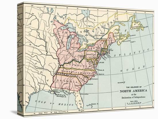 British North American Colonies in 1776-null-Premier Image Canvas