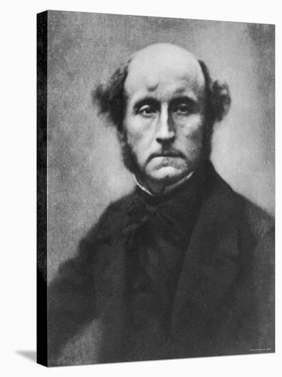 British Philosopher and Economist John Stuart Mill-null-Premier Image Canvas