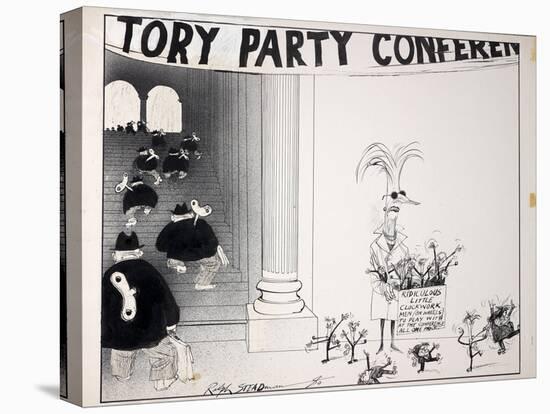 British Politics 1980s, Tory Party Conference, 1980 (drawing)-Ralph Steadman-Premier Image Canvas