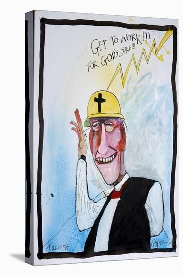 British Politics 2010s, A Blessing, 2013 (drawing)-Ralph Steadman-Premier Image Canvas