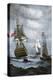 British Ships Blockading Chesapeake Bay at the Outset of the War of 1812-null-Premier Image Canvas