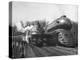 British Train, "Coronation Scot" alongside American Locomotives-Hansel Mieth-Premier Image Canvas