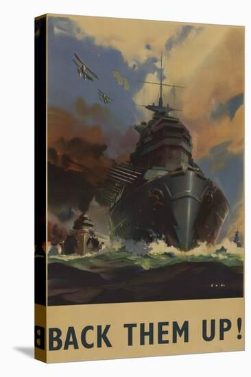 British World War 2 Poster-null-Stretched Canvas