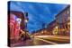 Broadway Street at Dusk in Downtown Nashville, Tennessee, USA-Chuck Haney-Premier Image Canvas