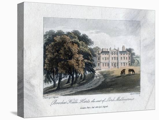 Brocket Hall, Herts, the Seat of Lord Melbourne, 1817-Daniel Havell-Premier Image Canvas