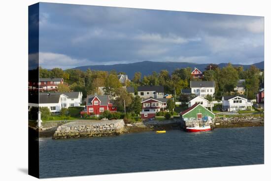 Bronnoysund, Norway, Colorful Fishing Houses and Homes from Water-Bill Bachmann-Premier Image Canvas