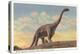 Brontosaurus, Dinosaur Park, Rapid City, South Dakota-null-Stretched Canvas