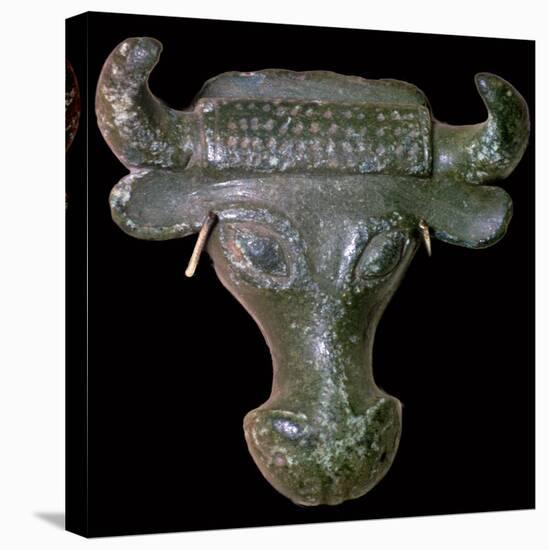 Bronze Bull's head escutcheon. Artist: Unknown-Unknown-Premier Image Canvas