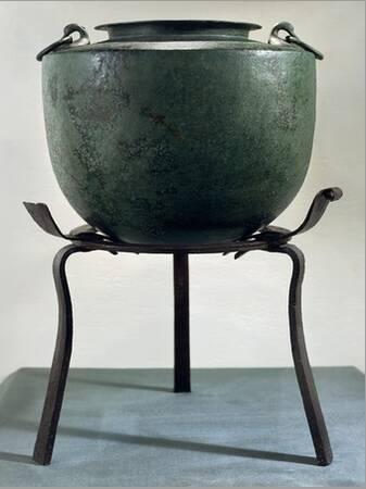 'Bronze Cauldron on an Iron Tripod from the Royal Tomb of Philip II from  Vergina' Giclee Print | Art.com