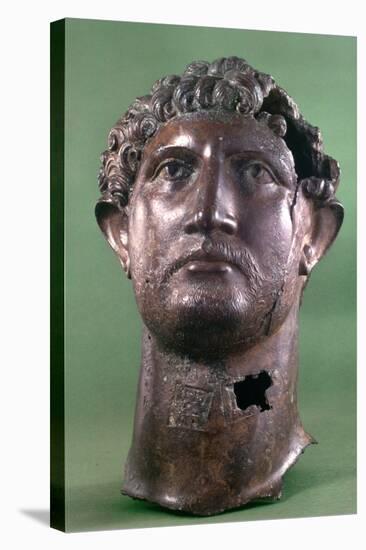 Bronze Head of the Emperor Hadrian, 2nd Century Ad-null-Premier Image Canvas