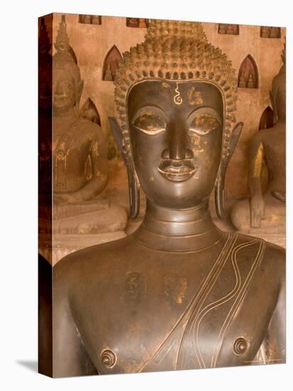 Bronze Sculpture at Wat Si Saket, Built in 1818 by Chao Anou, Vientiane, Laos-Gavriel Jecan-Premier Image Canvas