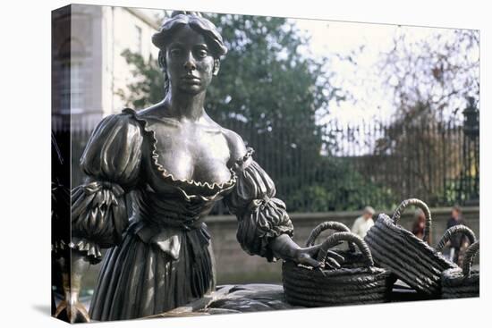 Bronze Statue of Molly Malone, Grafton Street, Dublin, County Dublin, Eire (Ireland)-Bruno Barbier-Premier Image Canvas