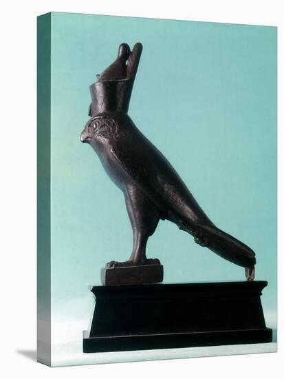 Bronze Statue of the Egyptian God Horus, 26th (Sait) Dynasty, Ancient Egypt, 664-525Bc-null-Premier Image Canvas