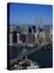 Brooklyn Bridge and East River, NYC-Mark Gibson-Premier Image Canvas