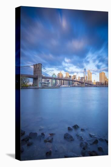 Brooklyn Bridge and Lower Manhattan/Downtown, New York City, New York, USA-Jon Arnold-Premier Image Canvas