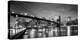 Brooklyn Bridge and Lower Manhattan skyline at dawn City-Ed Hasler-Premier Image Canvas