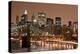 Brooklyn Bridge and Manhattan Skyline, New York City-Paul Souders-Premier Image Canvas