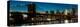 Brooklyn Bridge and Manhattan Skyline, NY, NY at Sunset-null-Premier Image Canvas