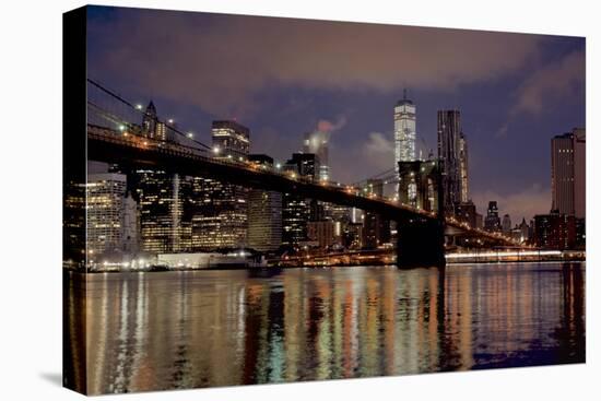 Brooklyn Bridge at Dawn-Alan Blaustein-Premier Image Canvas