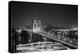 Brooklyn Bridge at Night-Philip Gendreau-Premier Image Canvas