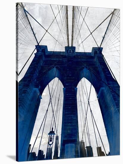 Brooklyn Bridge Blue-null-Premier Image Canvas