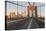 Brooklyn Bridge Direction Manhattan, New York City-Rainer Mirau-Premier Image Canvas