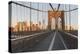 Brooklyn Bridge Direction Manhattan, New York City-Rainer Mirau-Premier Image Canvas